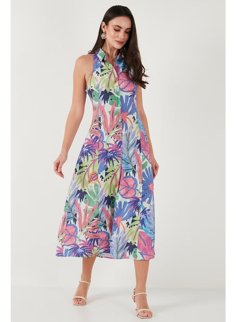 Lela Floral Button-Down Dress - Image 3